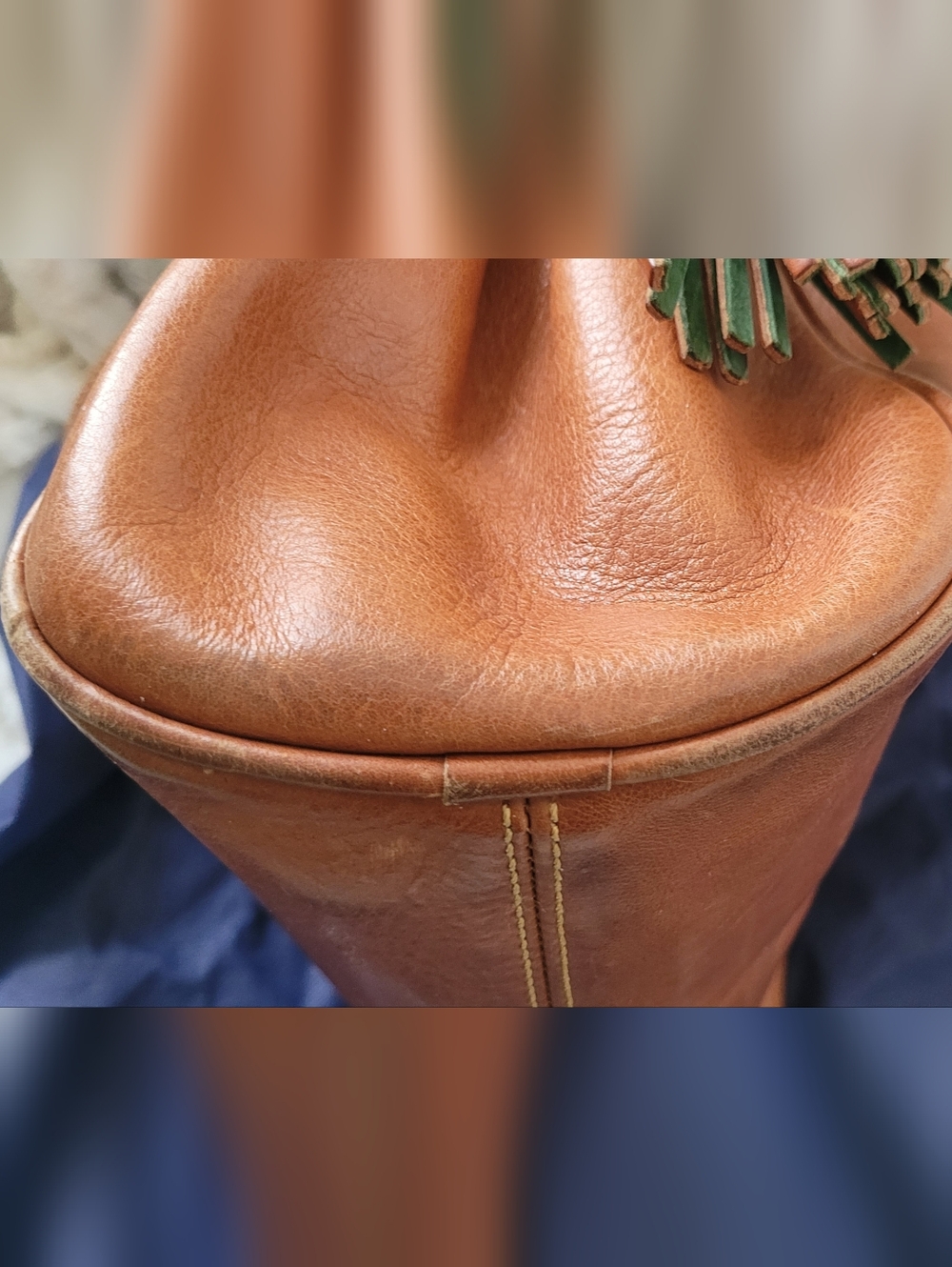 Dooney & Bourke Florentine Hobo Shoulder Bag Natural-GUC - Picture 9 of 16